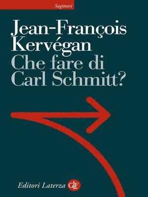 cover image of Che fare di Carl Schmitt?